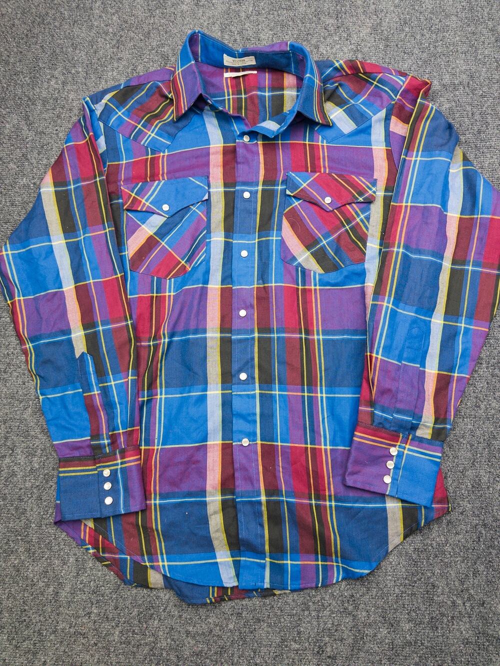 Vintage J.J. Cochran Western Cowboy Shirt Size Men’s Medium